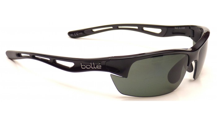 lunettes bollé bolt s shiny noir polarisantes