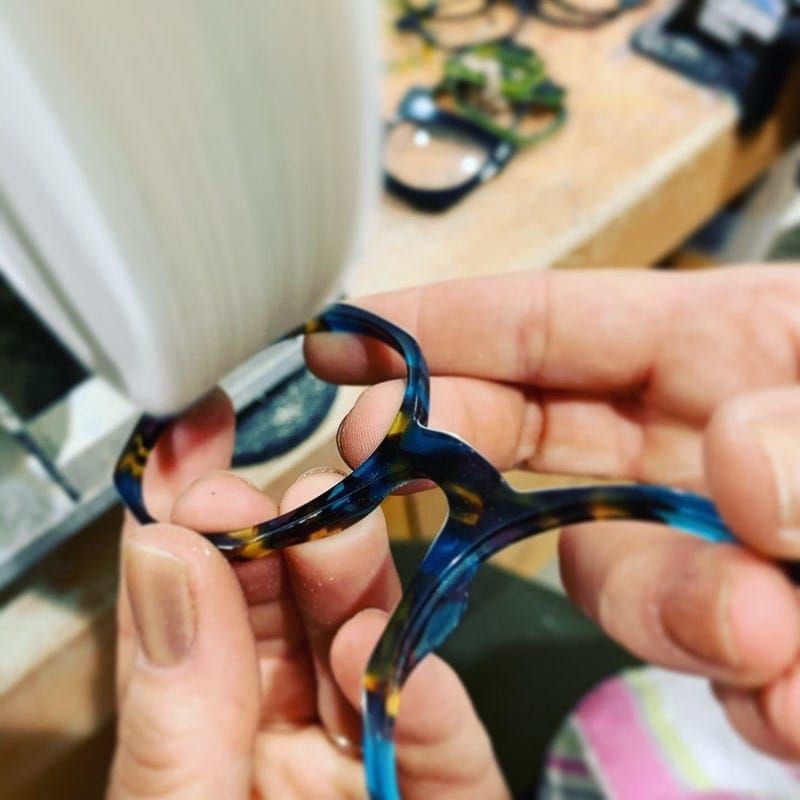 fabrication de lunettes