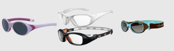 lunettes de sport à la vue pour les enfants
