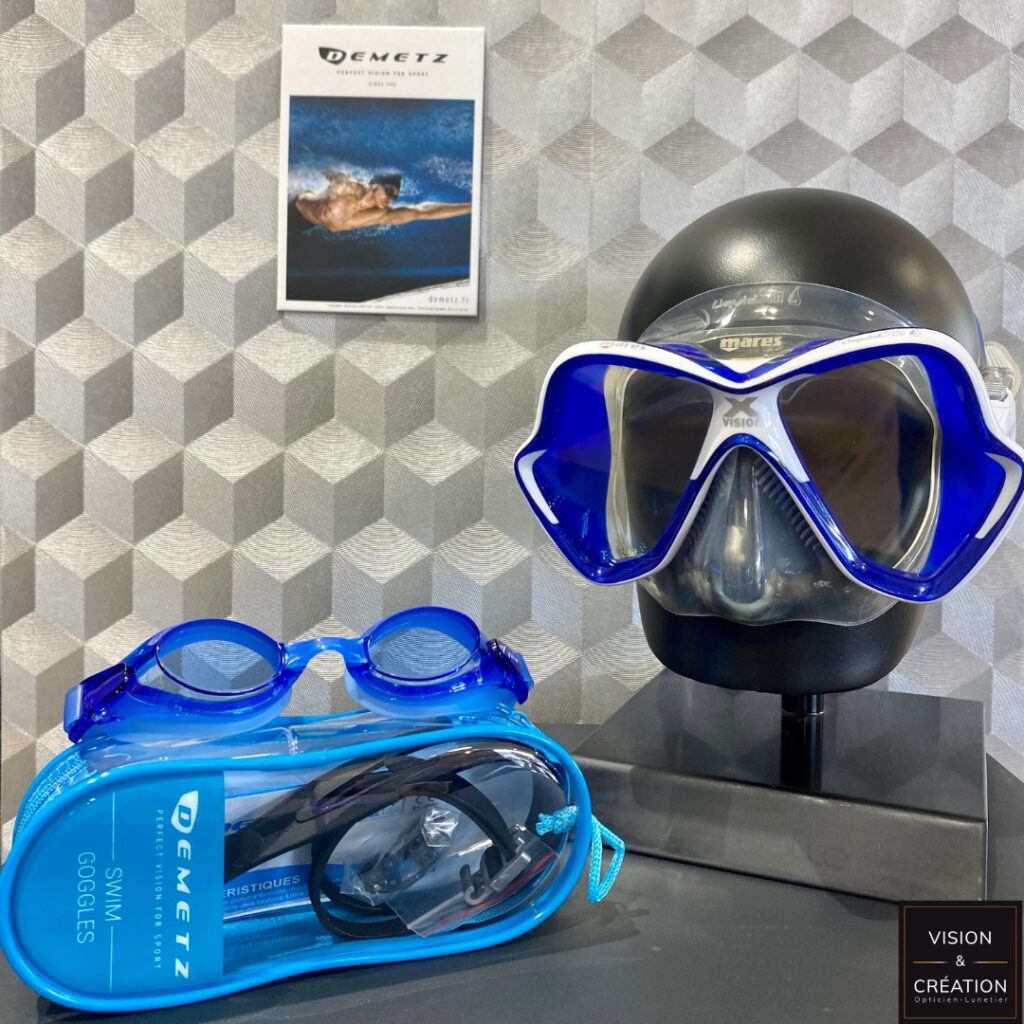 Lunettes de piscine et lunettes de natation correctrices à Angers